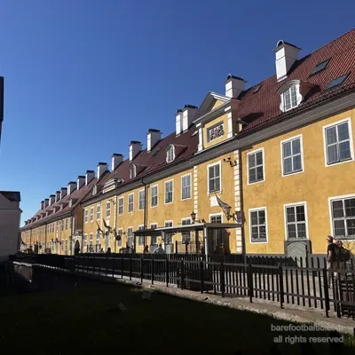 Le caserme di Giacobbe (Jēkaba kazarmas) lungo il tracciato delle vecchie mura cittadine, Riga, Lettonia